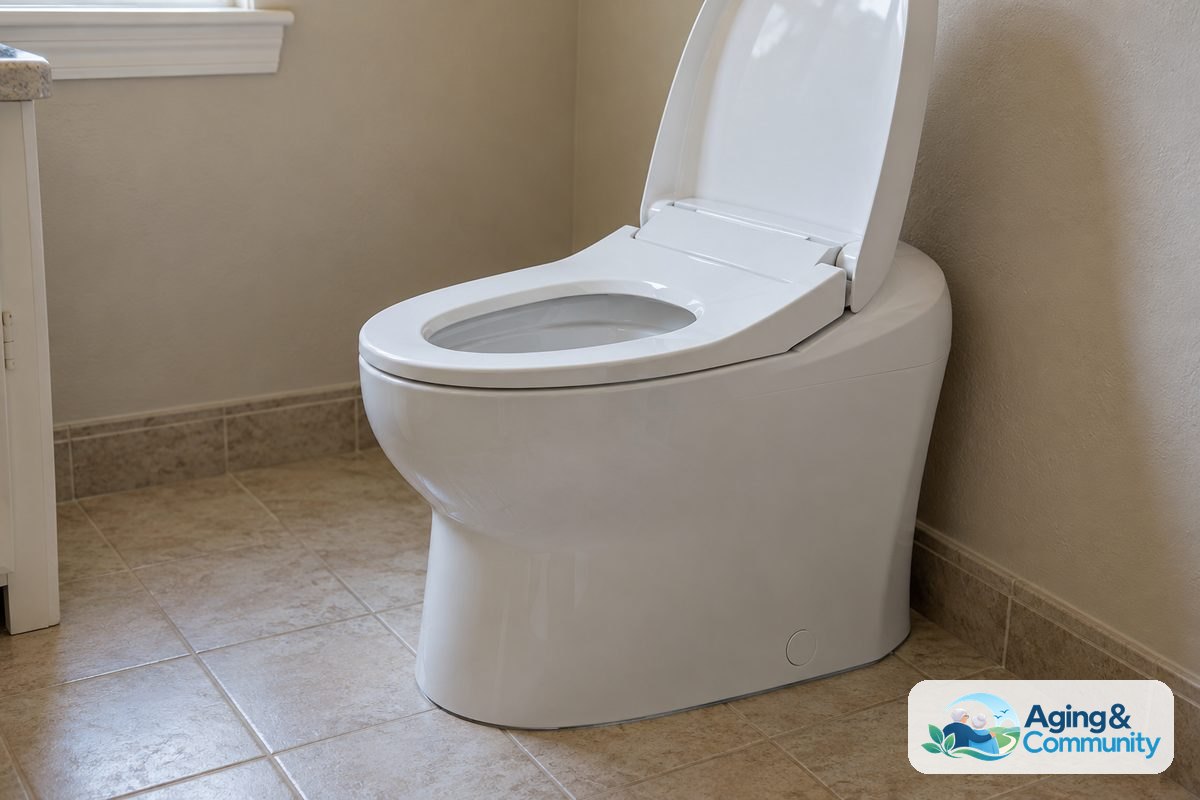 Bidet Seat Versus Bidet Toilet: A Helpful Guide 4 An integrated bidet toilet has a raised lid, an oval seat opening, and a smooth ceramic base with no exposed side hoses.