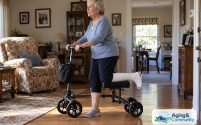 How to Use Knee Scooter With Cast Safely
