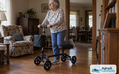 How to Use a Knee Scooter on Stairs Safely at Home