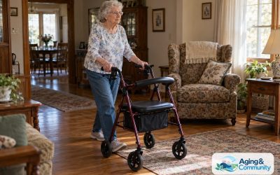 How to Use a Rollator Walker With Seat Safely