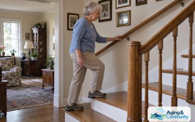 Health And Safety Using Stairs At Home